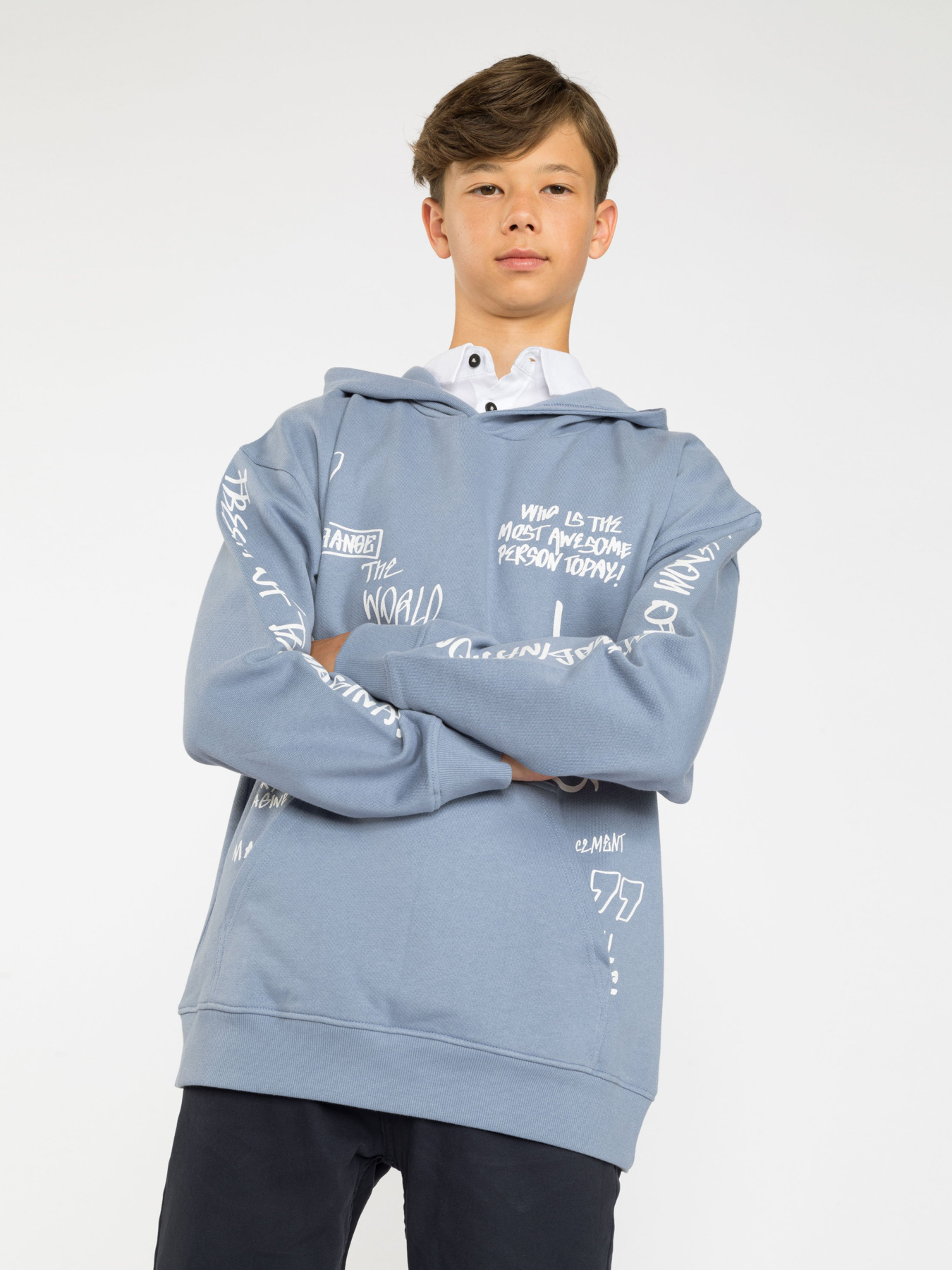 Худи Reporter Young модель 223-0551B-27-429-1 Фото