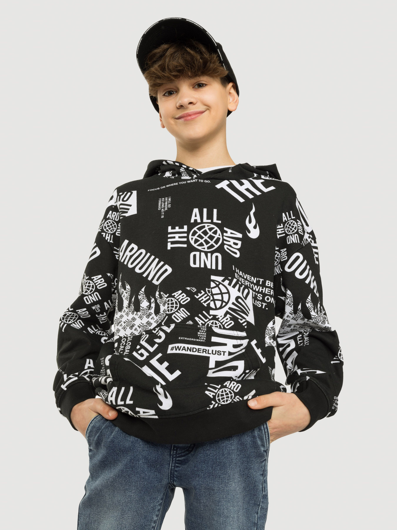 Худи Reporter Young модель 231-0551B-12-100-1 Фото