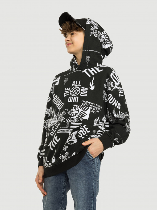 Худи Reporter Young модель 231-0551B-12-100-1 Фото