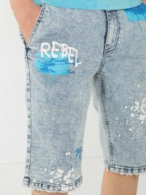 Шорты джинсовые Reporter Young модель 231-0114B-56-000-1 Фото