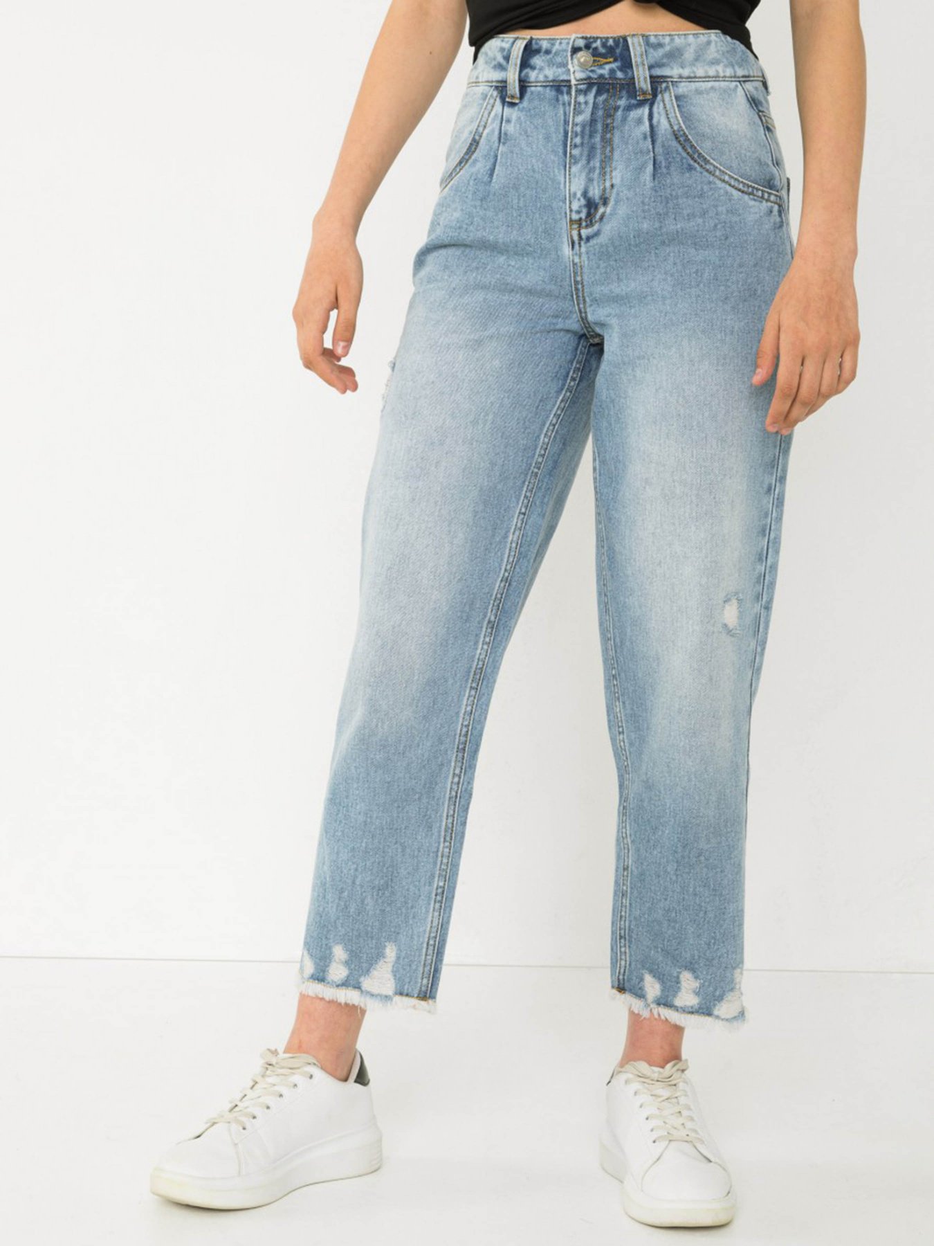 Джинсы мом Reporter Young модель 233-0110G-28-002-1 Фото