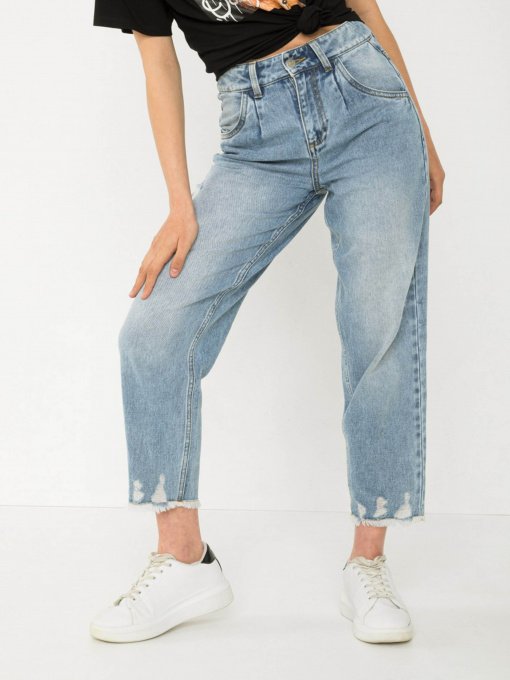 Джинси мом Reporter Young модель 233-0110G-28-002-1 Фото