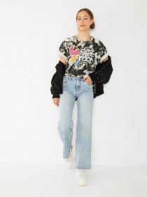 Широкие джинсы Reporter Young модель 233-0110G-29-002-1 Фото