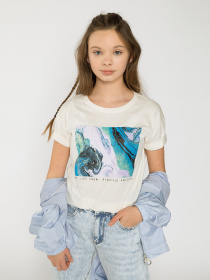 Футболка Reporter Young  Snow модель 221-0440G-07-210-1 Фото