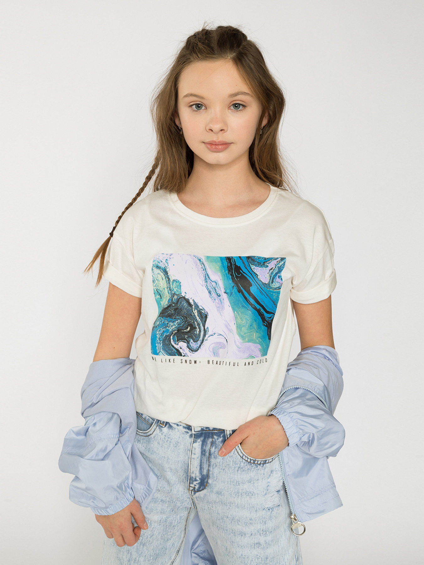 Футболка Reporter Young  Snow модель 221-0440G-07-210-1 Фото