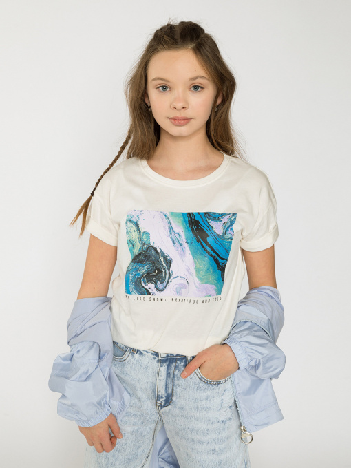 Футболка Reporter Young  Snow модель 221-0440G-07-210-1 Фото