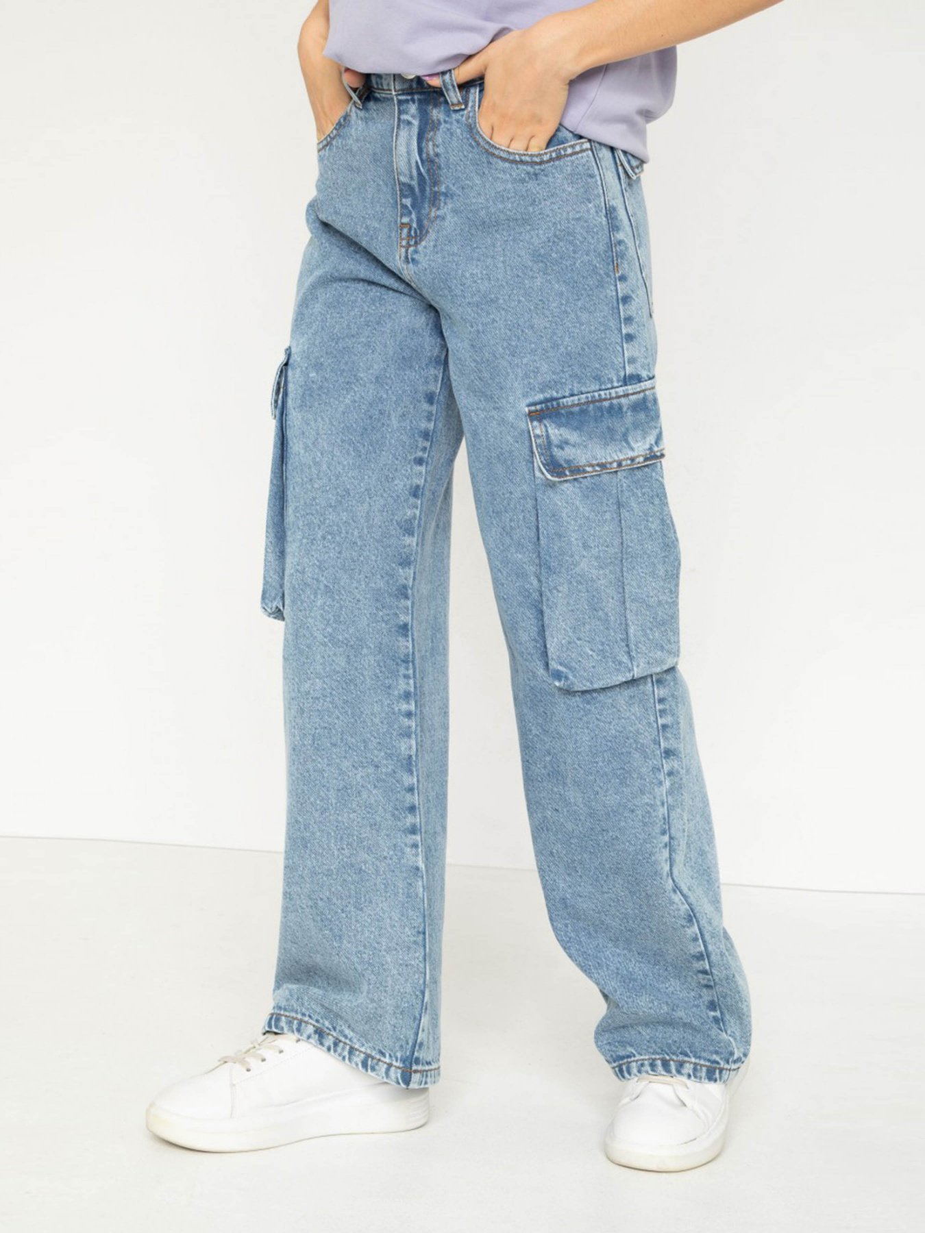 Широкие джинсы Reporter Young модель 233-0110G-31-002-1 Фото