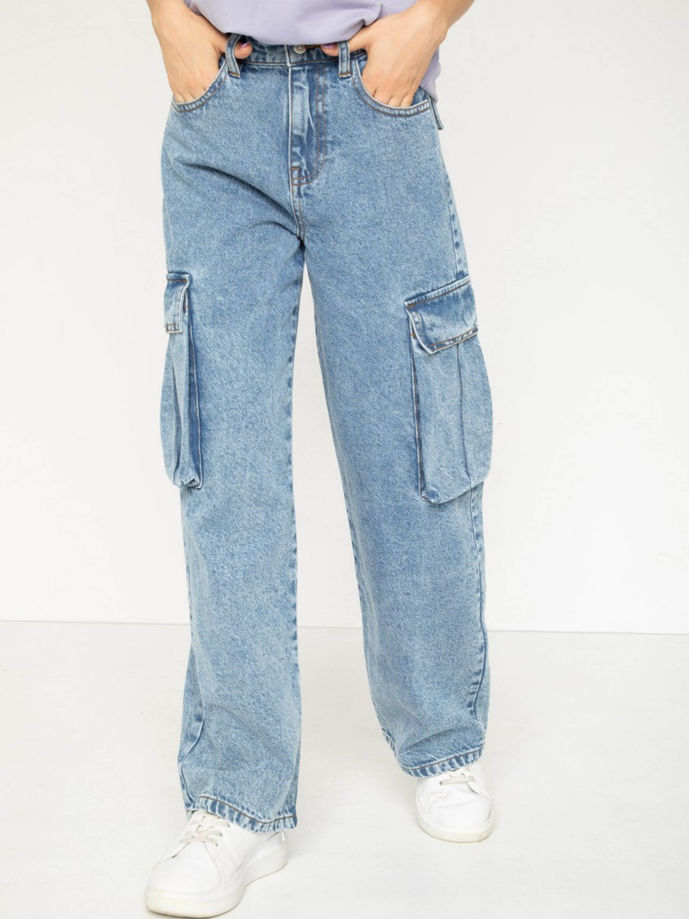 Широкие джинсы Reporter Young модель 233-0110G-31-002-1 Фото