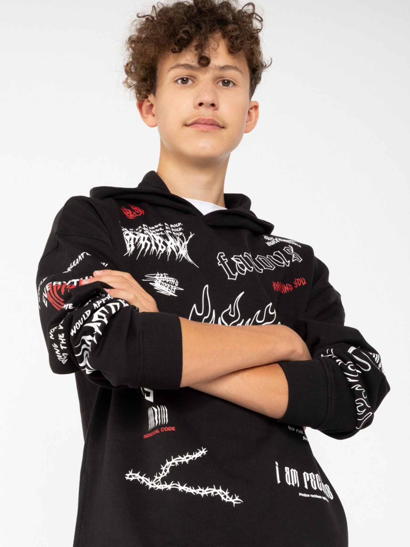 Худи Reporter Young модель 233-0551B-19-100-1 Фото