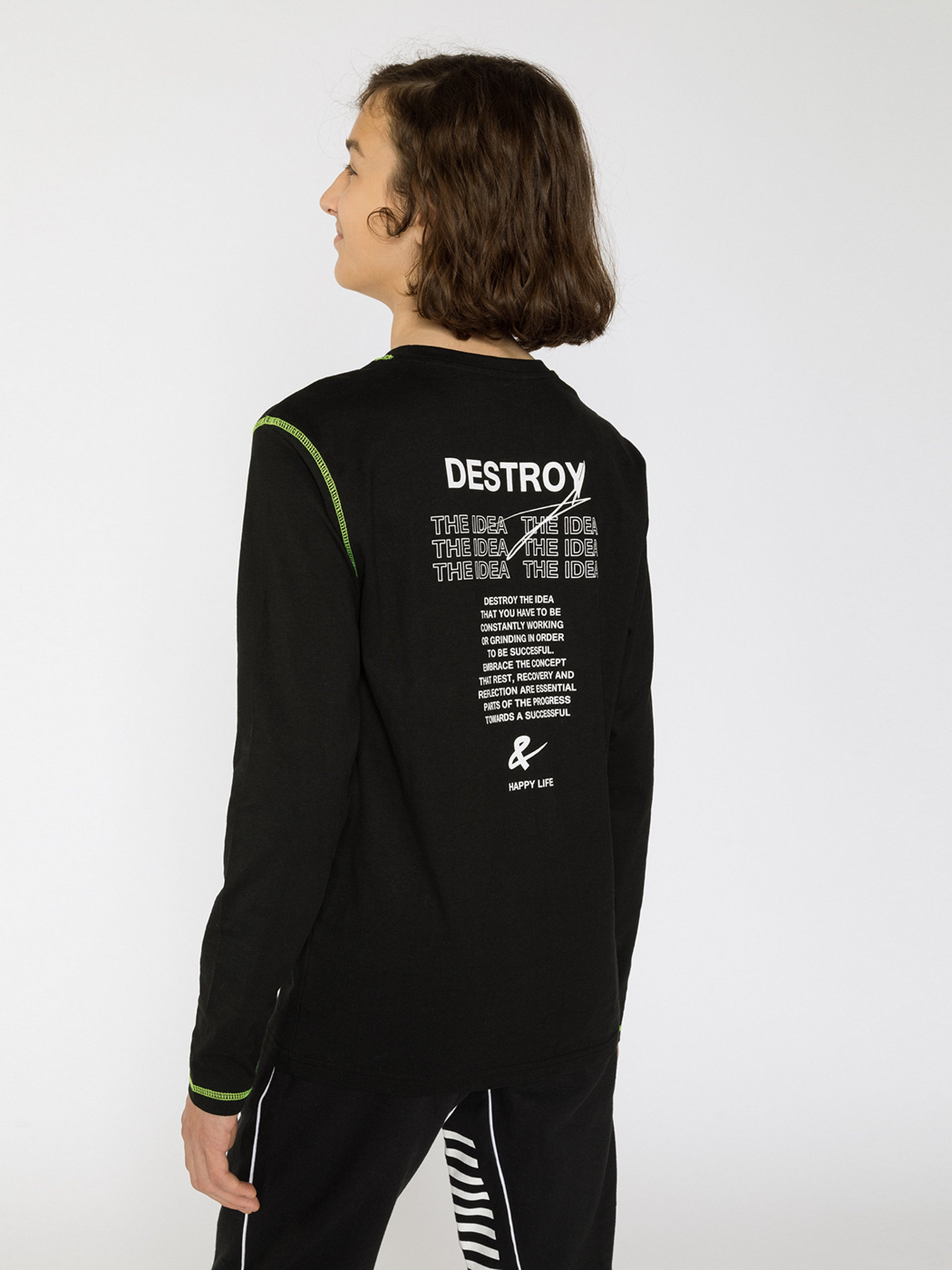 Лонгслив Reporter Young  Rebel Brush модель 221-0442B-23-100-1 Фото