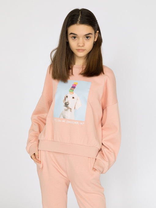 Свитшот Reporter Young  Food Is My Mood модель 221-0550G-13-640-1 Фото