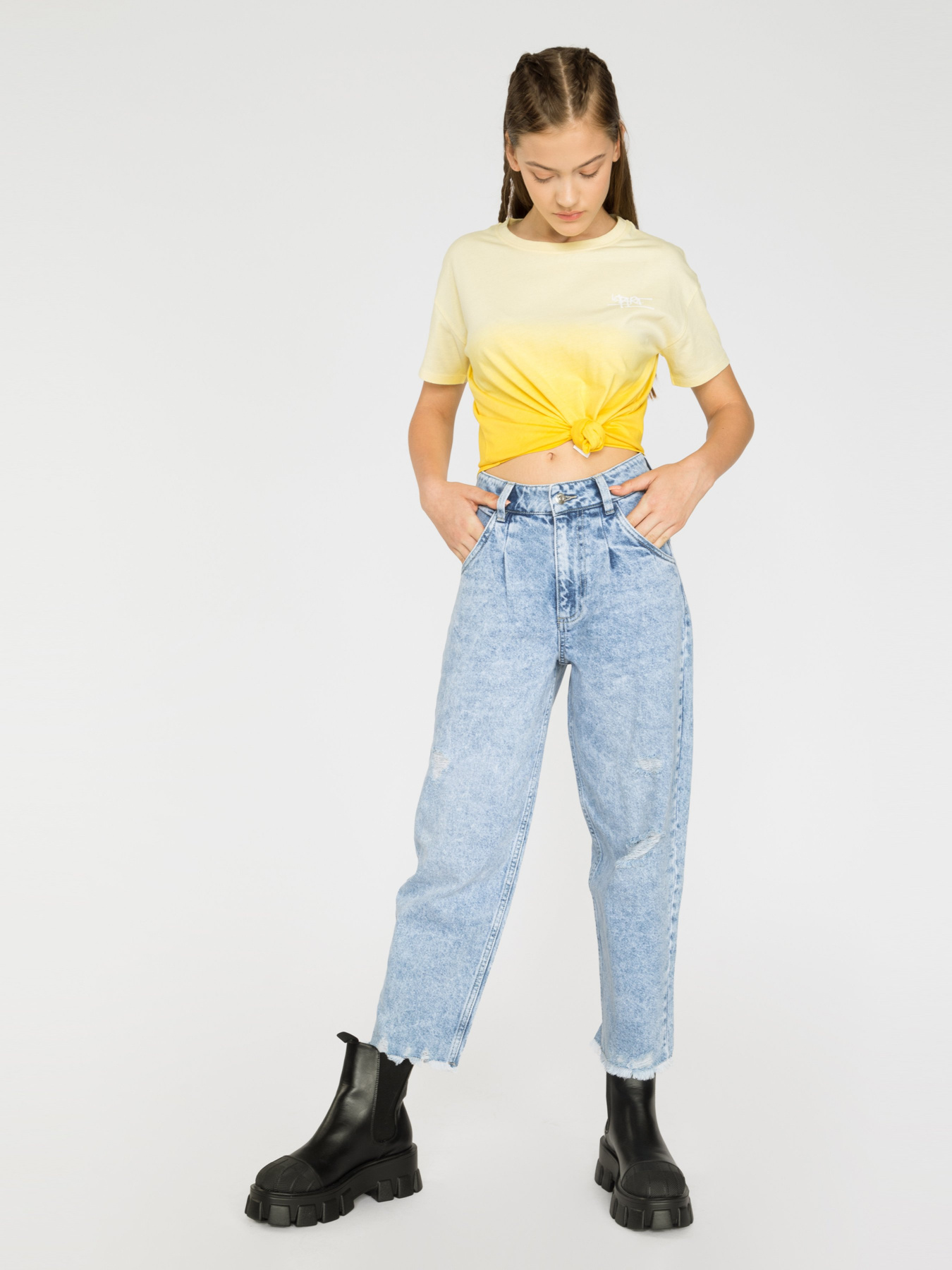 Джинсы мом Reporter Young модель 223-0110G-38-002-1 Фото