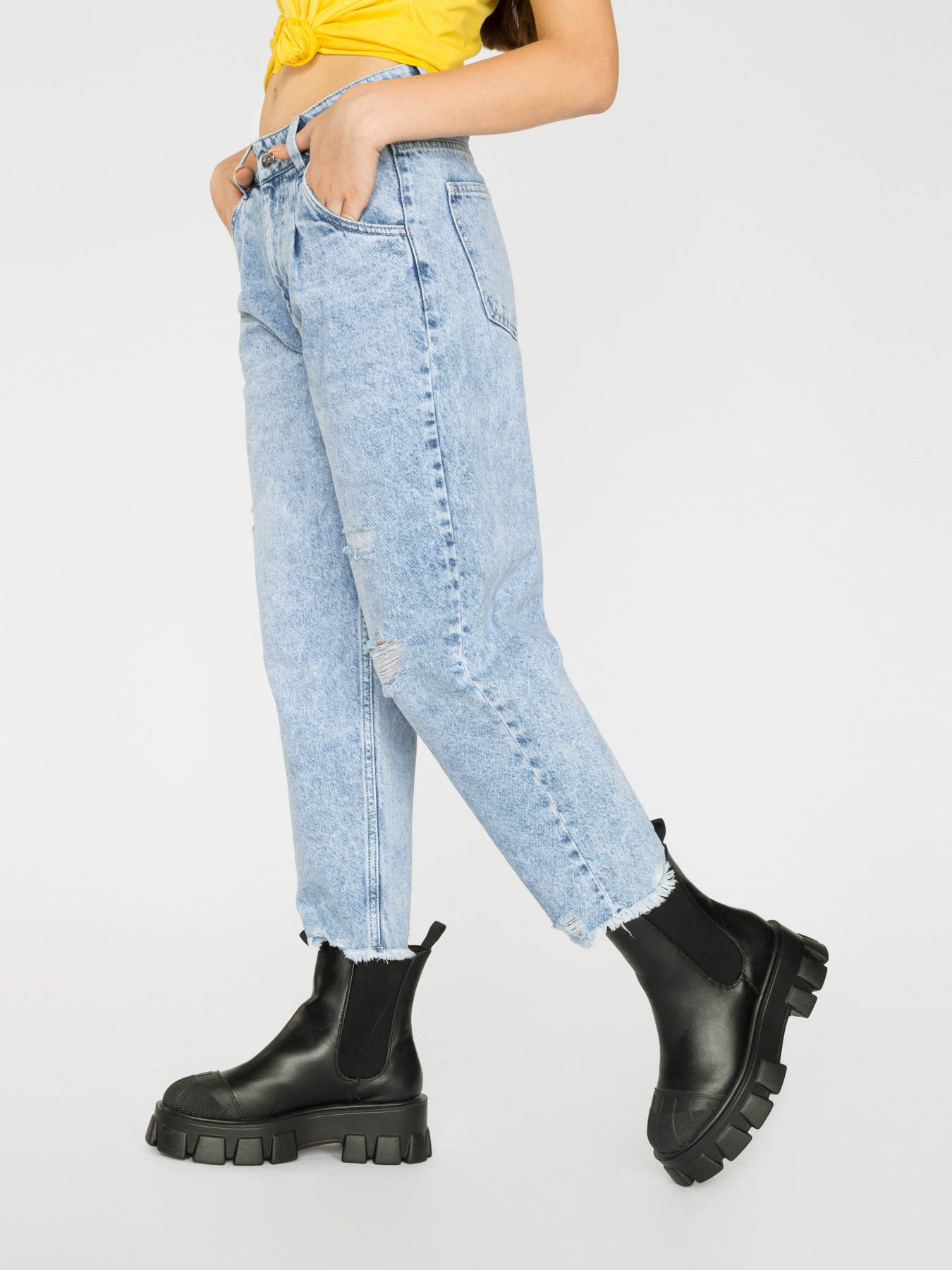 Джинсы мом Reporter Young модель 223-0110G-38-002-1 Фото