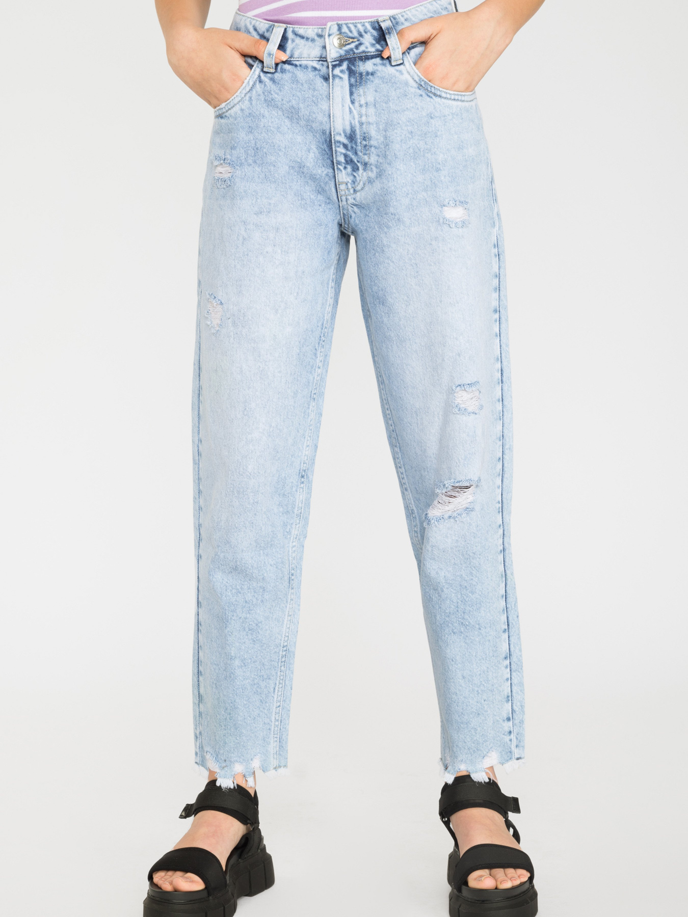 Джинсы мом Reporter Young модель 223-0110G-40-000-1 Фото