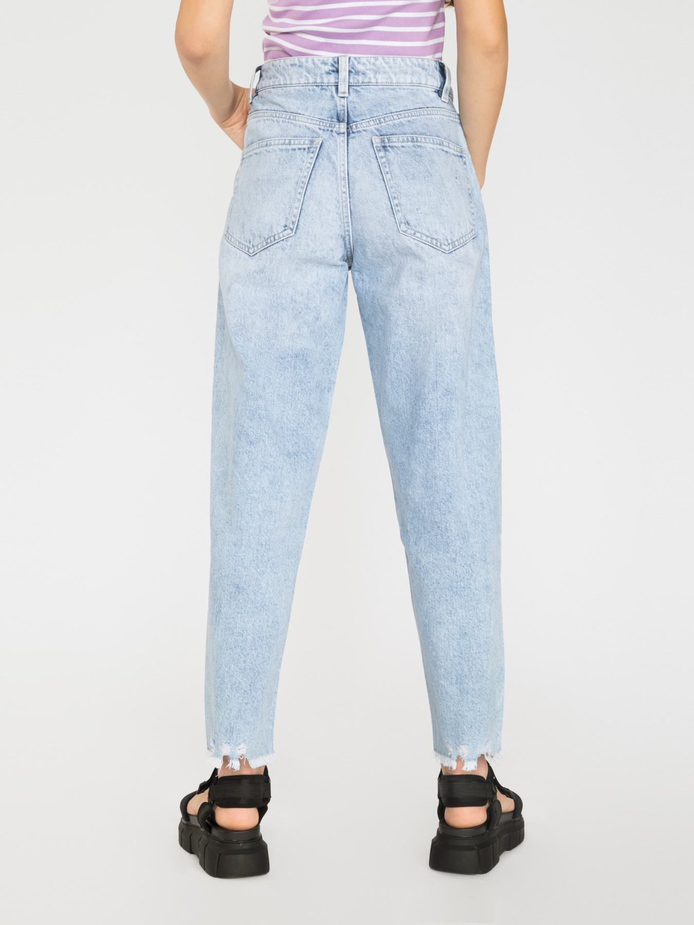 Джинси мом Reporter Young модель 223-0110G-40-000-1 Фото