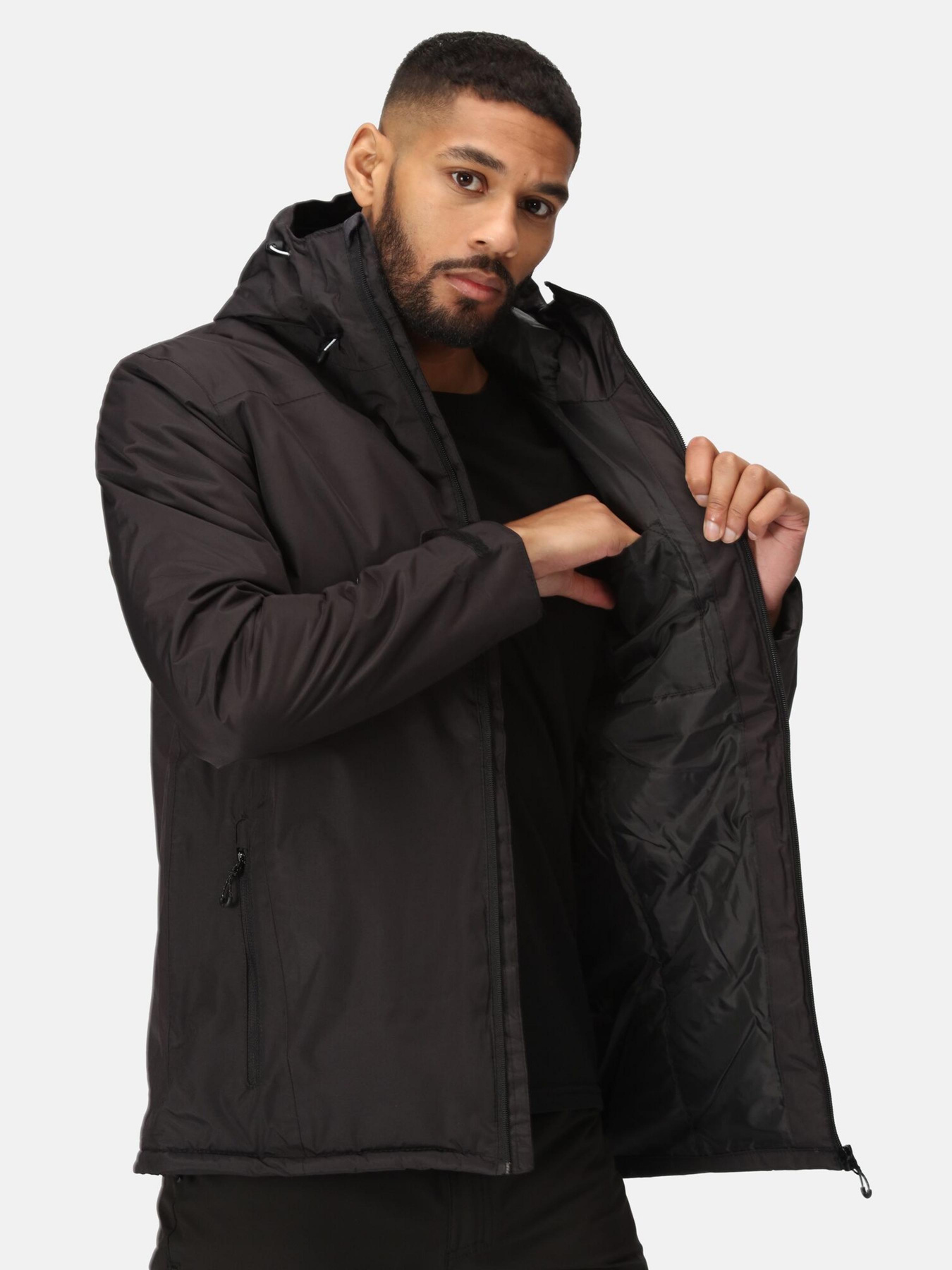 Зимова куртка Regatta Thornridge II модель RMP281-800 Чорний Фото