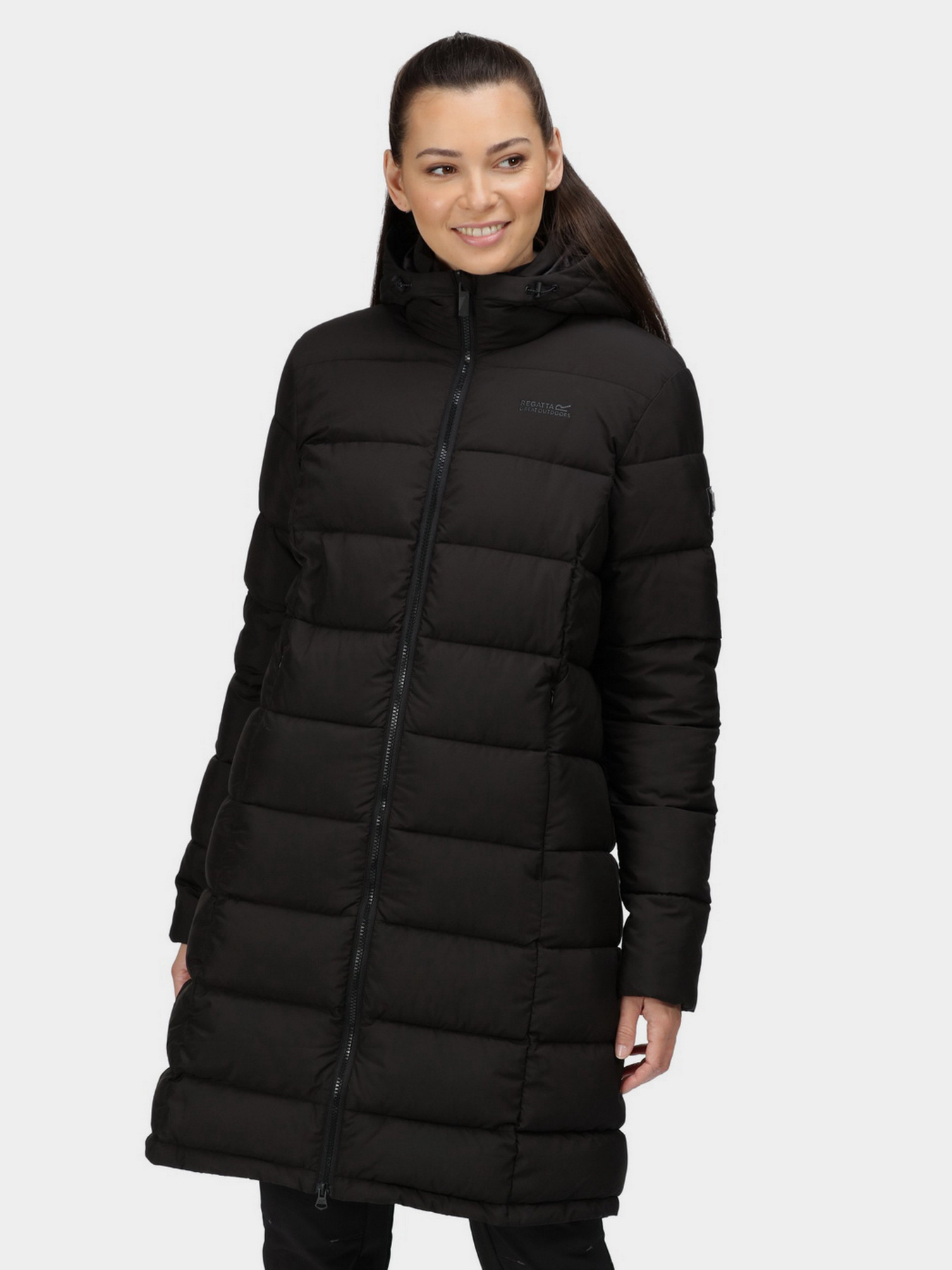 Пальто с утеплителем Regatta Pandia модель RWN196-800 Чорний Фото