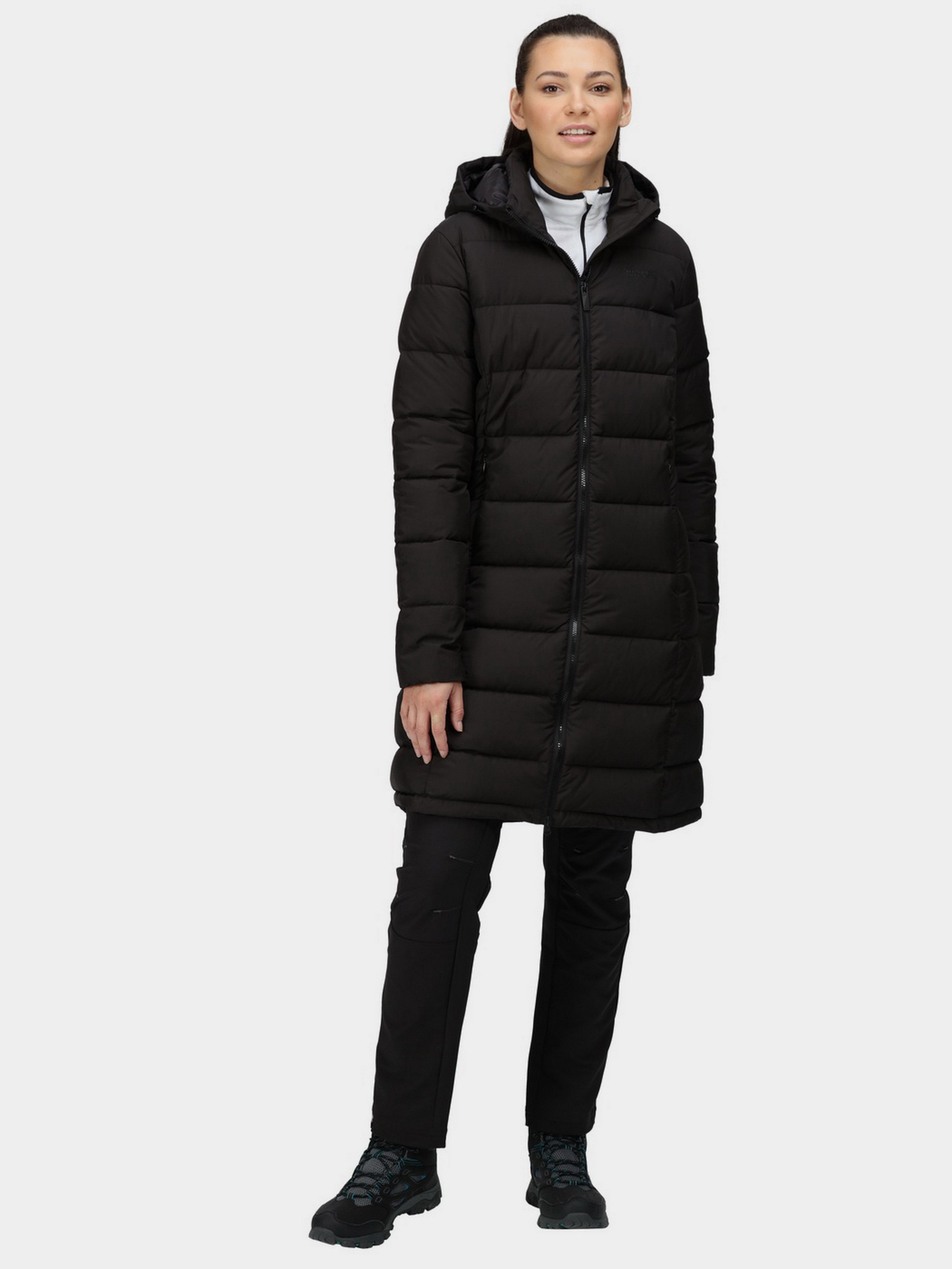 Пальто з утеплювачем Regatta Pandia модель RWN196-800 Чорний Фото