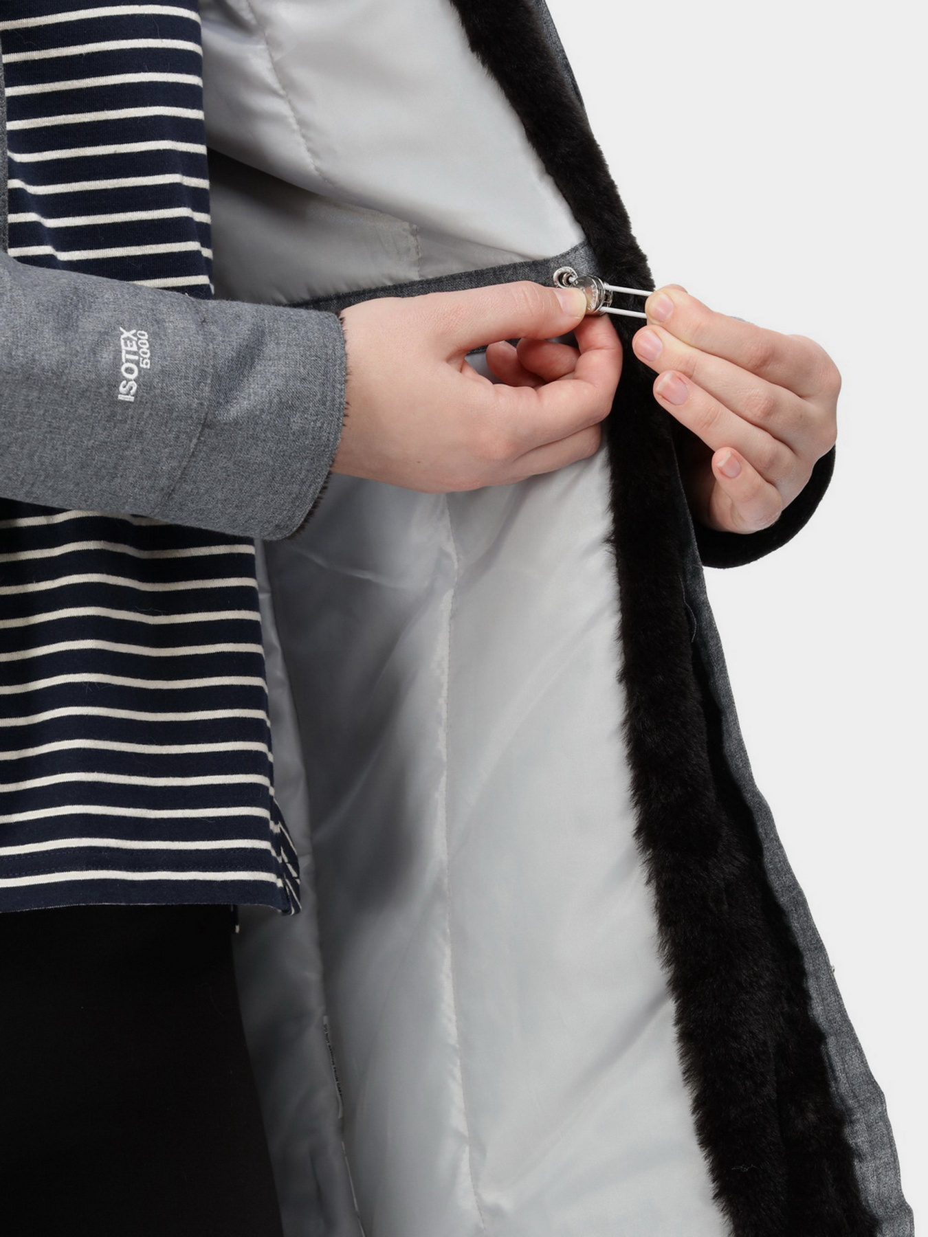 Демисезонная куртка Regatta Remina модель RWP326-JPB Сірий Фото