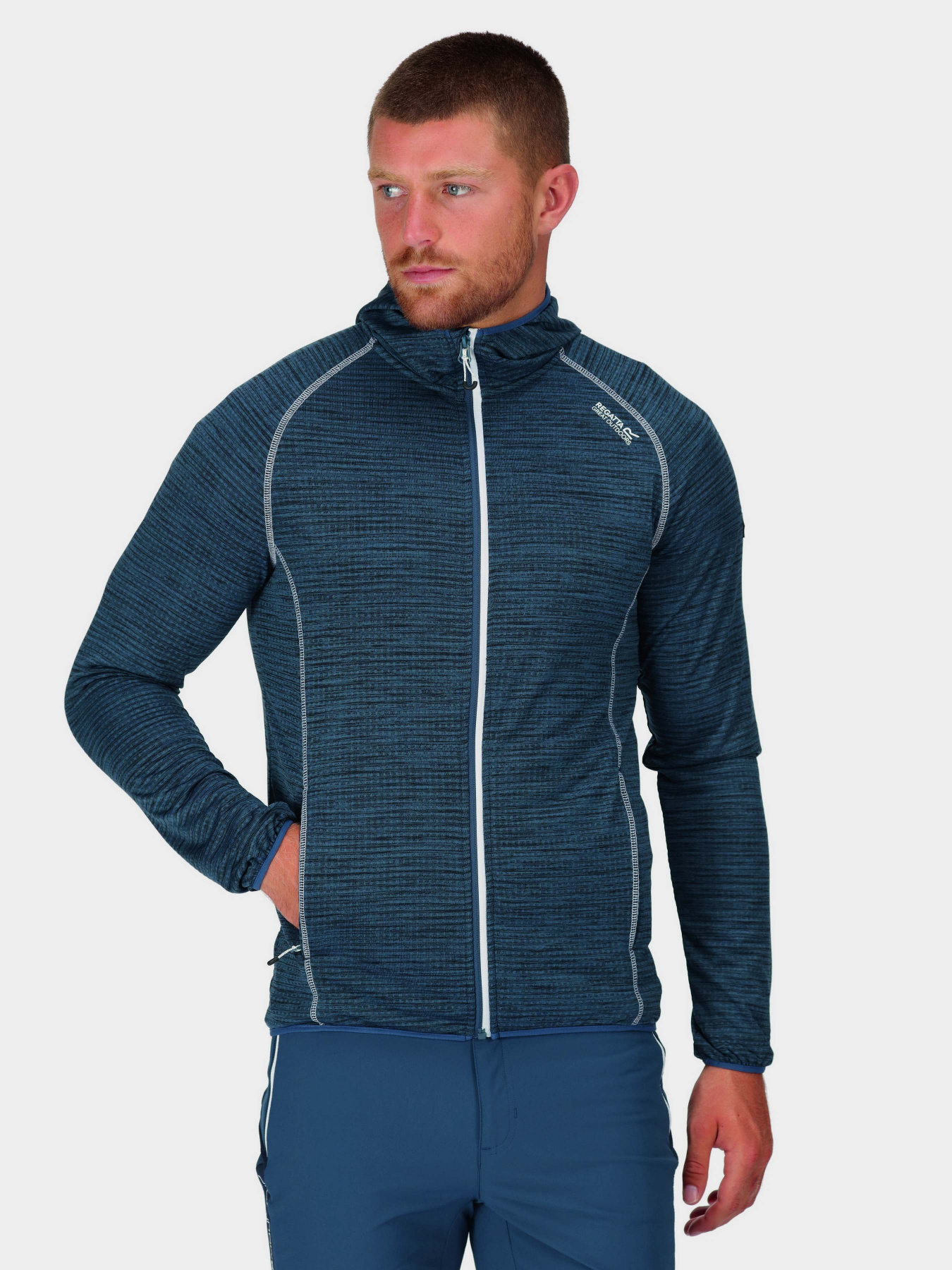 Кофта Regatta Yonder Hoody модель RMA504-68E Синій Кофта Regatta Yonder Hoody модель RMA504-68E Синій Фото