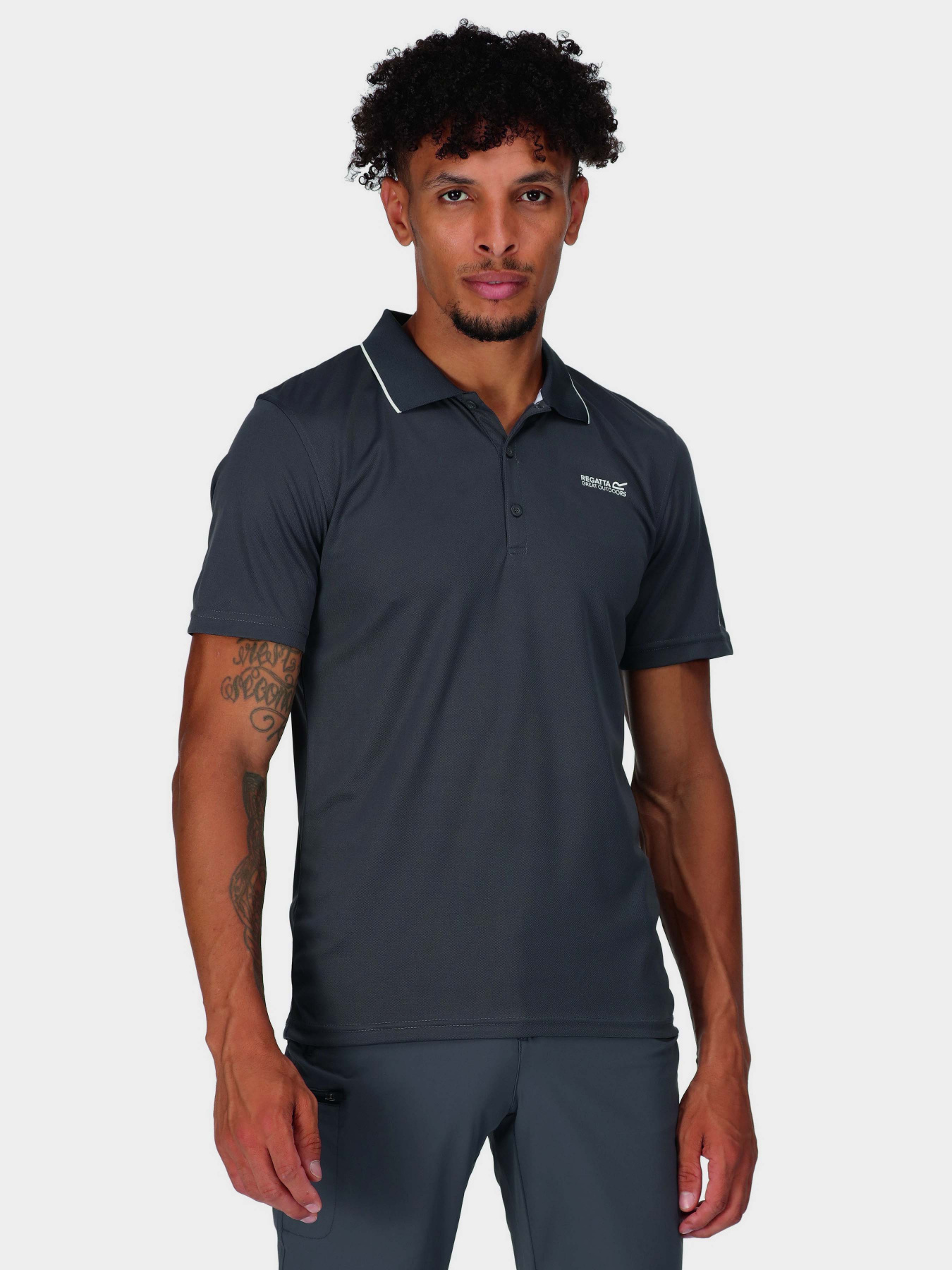 Поло Regatta Maverik V модель RMT221-038 Сірий Фото