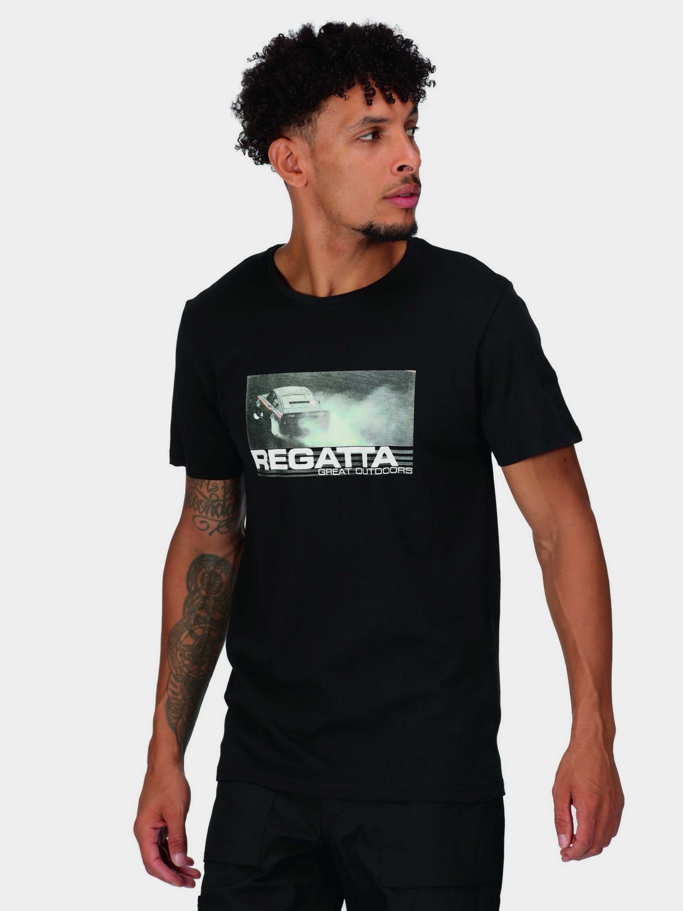 Футболка Regatta Cline VII модель RMT263-800 Чорний Фото