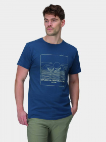 Футболка Regatta Cline VII модель RMT263-8PQ Синій Футболка Regatta Cline VII модель RMT263-8PQ Синій Фото