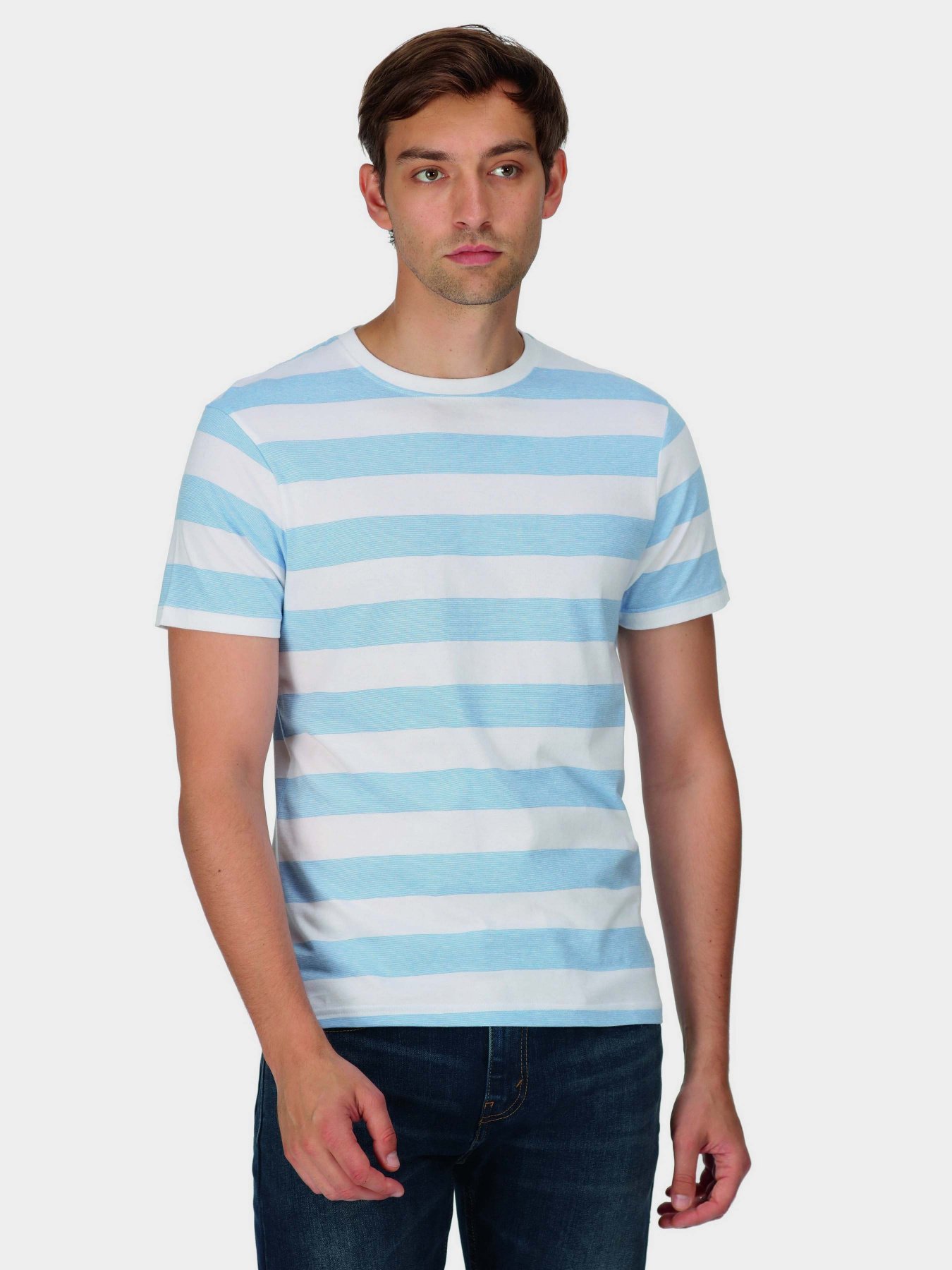 Футболка Regatta Ryeden модель RMT265-JRE Білий, блакитний Фото