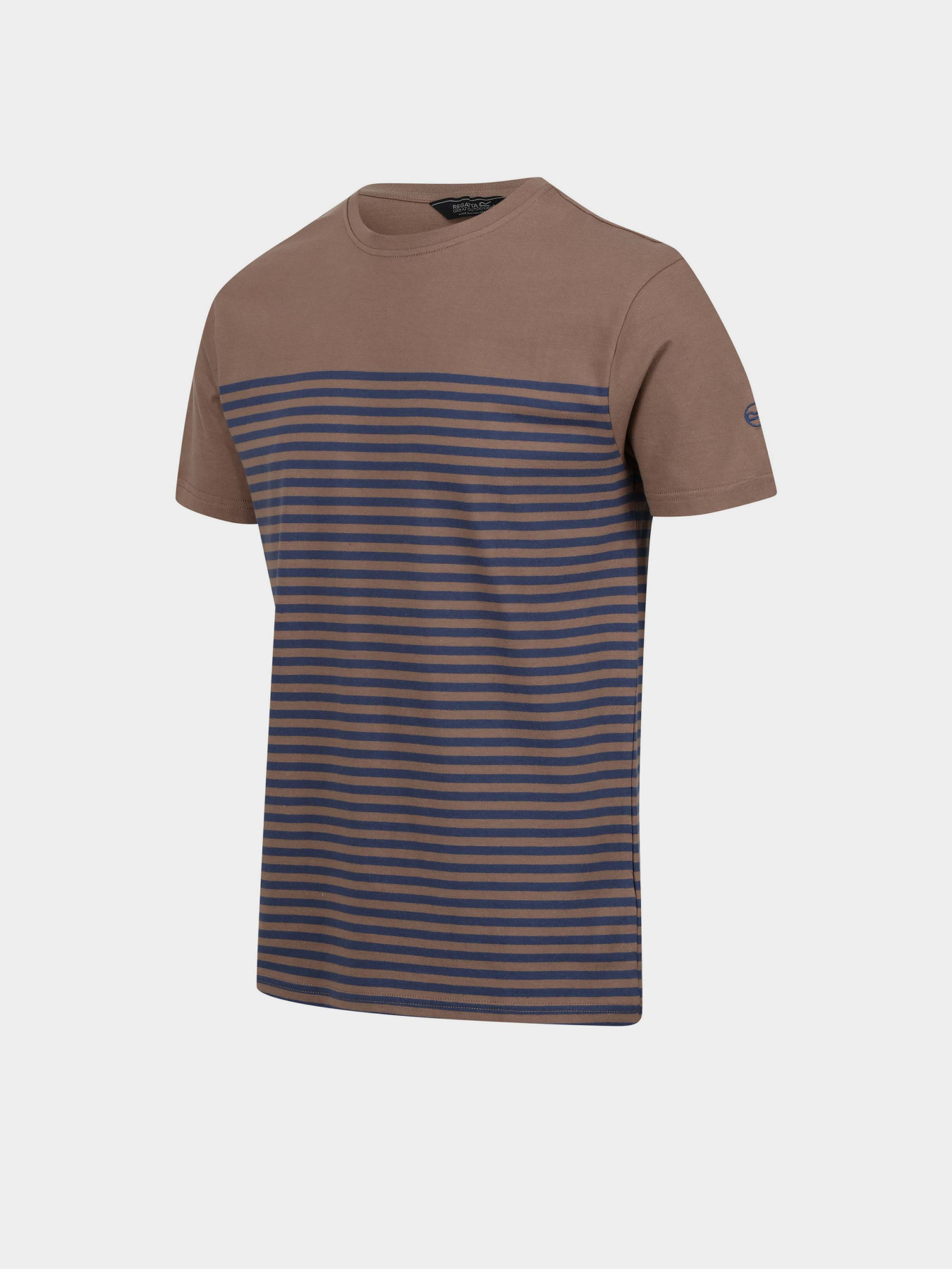 Футболка Regatta Shorebay модель RMT266-P6R Коричневий, синій Фото