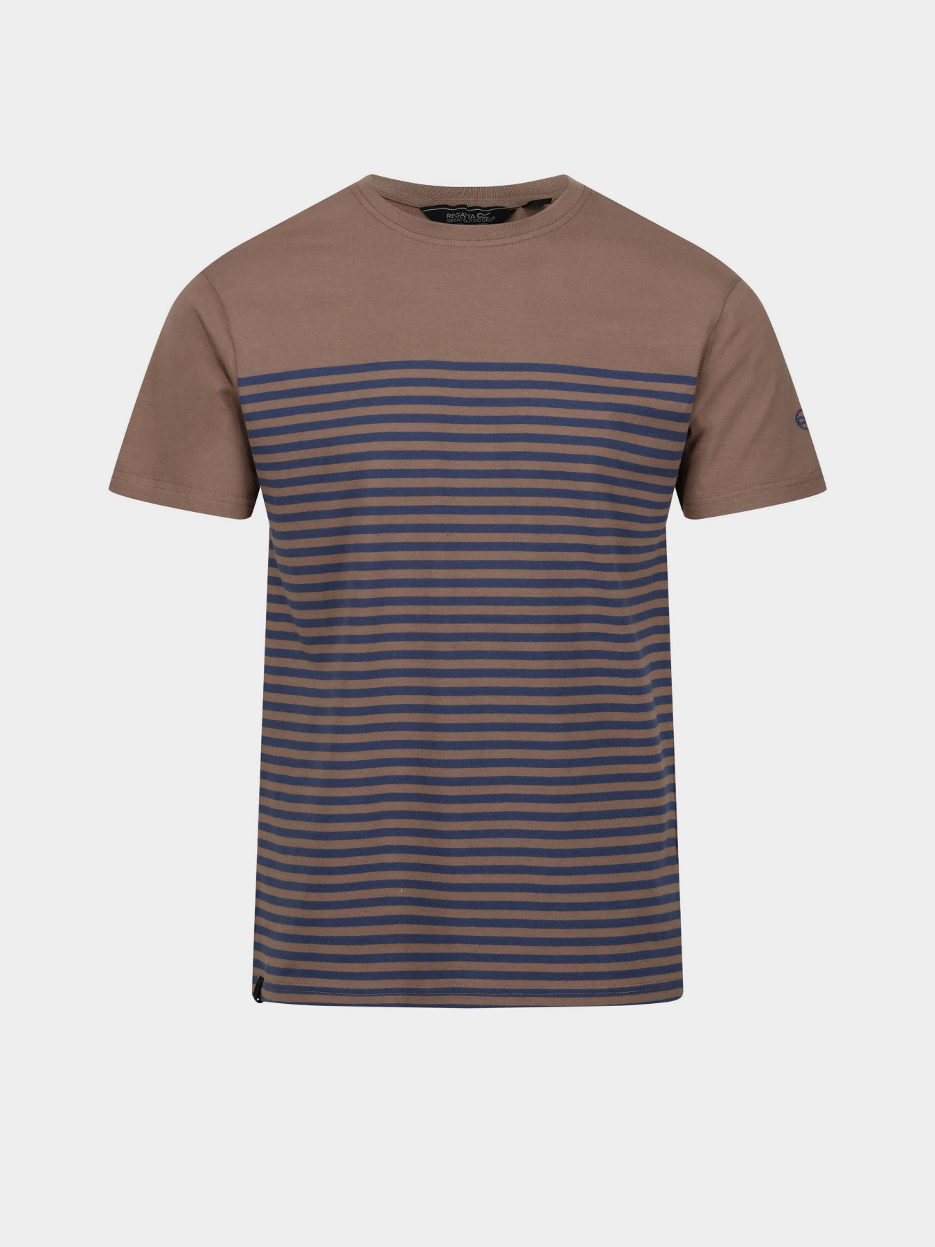 Футболка Regatta Shorebay модель RMT266-P6R Коричневий, синій Фото