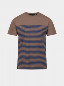 Футболка Regatta Shorebay модель RMT266-P6R Коричневий, синій Фото