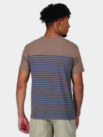 Футболка Regatta Shorebay модель RMT266-P6R Коричневий, синій Фото