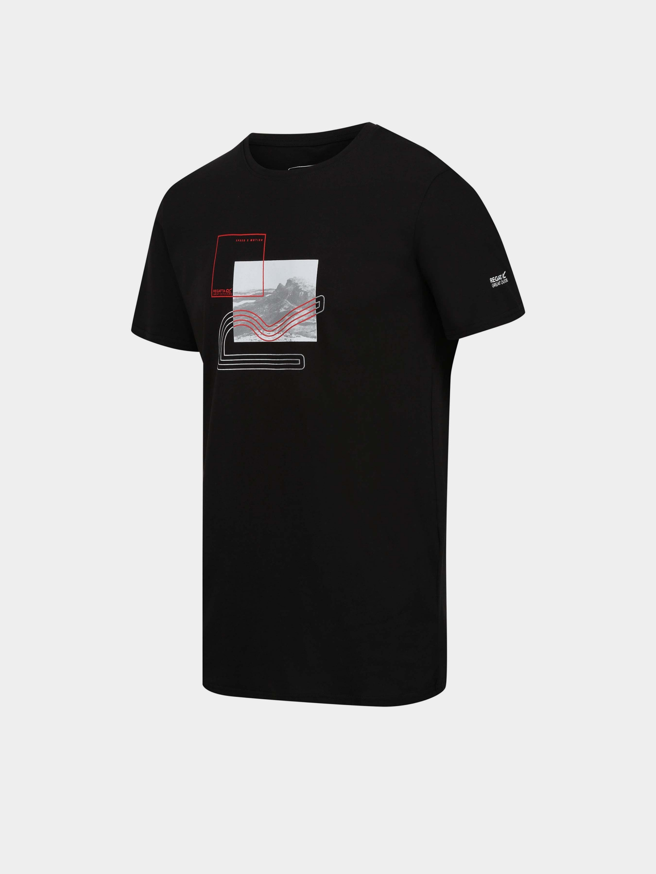 Футболка Regatta Breezed III модель RMT273-800 Чорний Фото