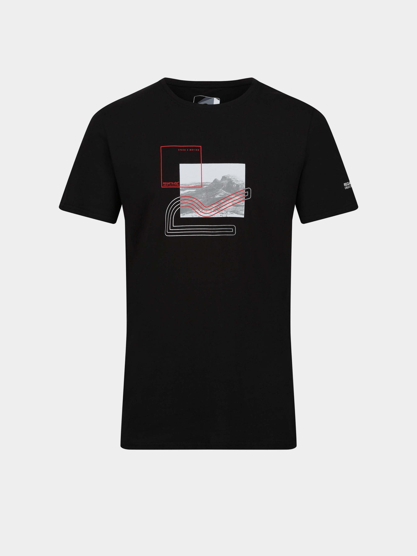 Футболка Regatta Breezed III модель RMT273-800 Чорний Фото