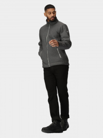 Кофта Regatta Garrian II модель RMA526-Y48 Сірий, чорний Фото