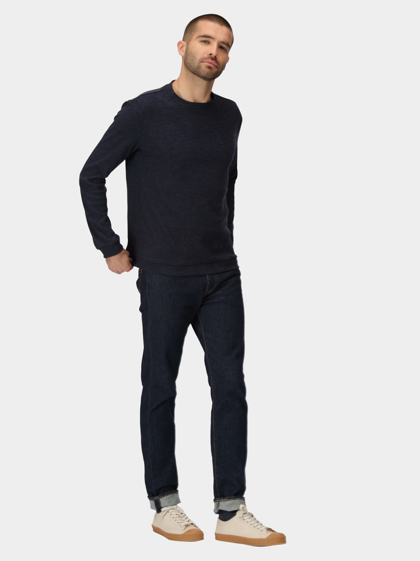 Джемпер Regatta Edley Crew модель RMA553-540 Синій Фото