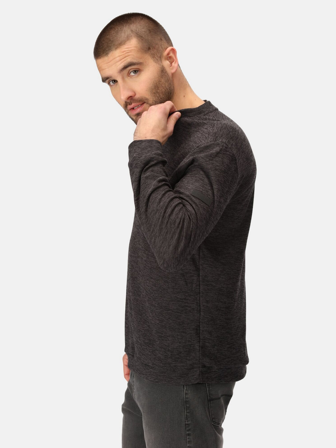 Лонгслив Regatta Edley Crew модель RMA553-864 Сірий Фото