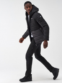 Зимова куртка Regatta Nevado VI модель RMN200-9AB Чорний, сірий Фото