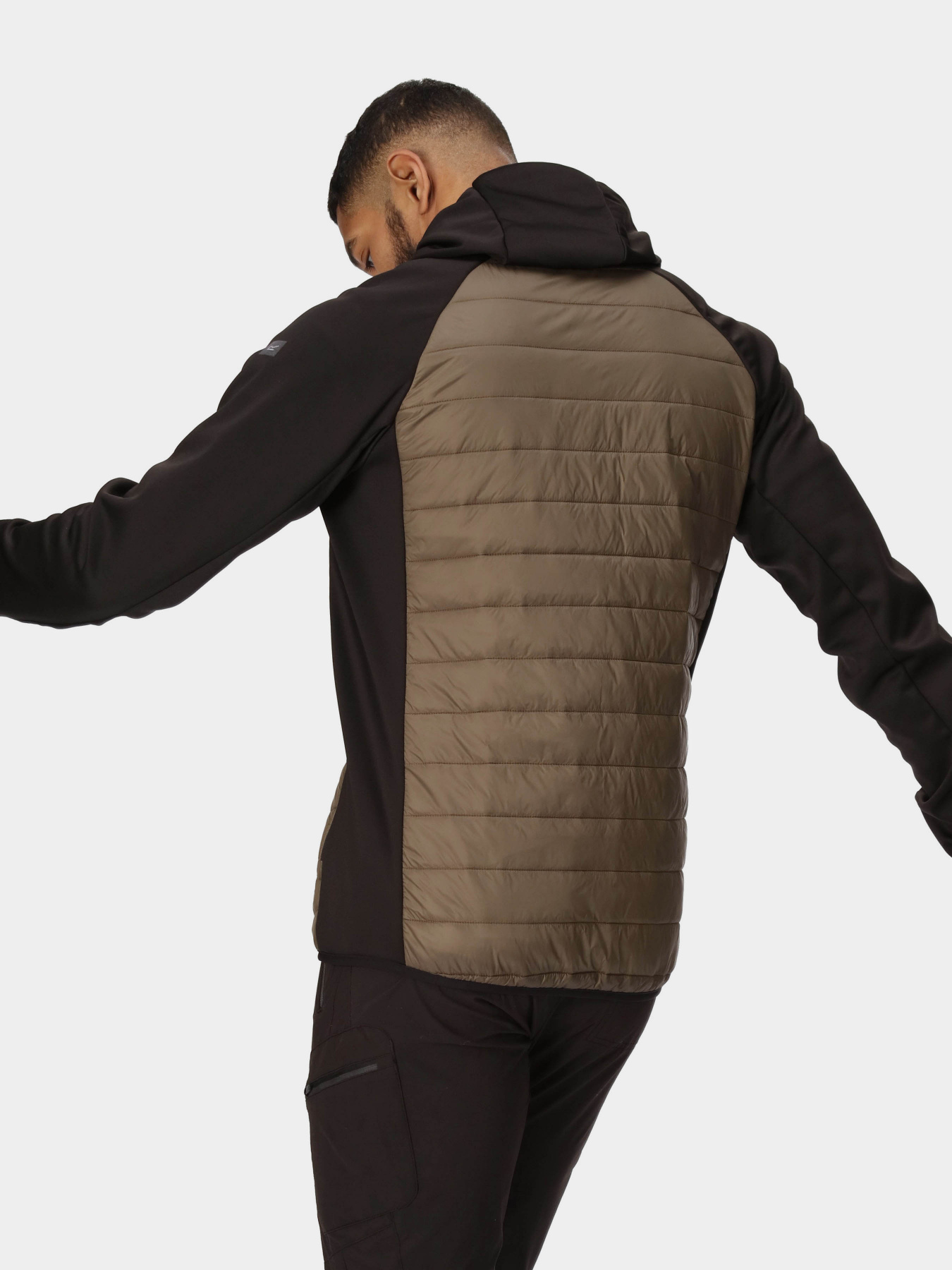 Ветровка Regatta AndresonVIII Hybrd модель RMN228-R78 Хакі, чорний Фото