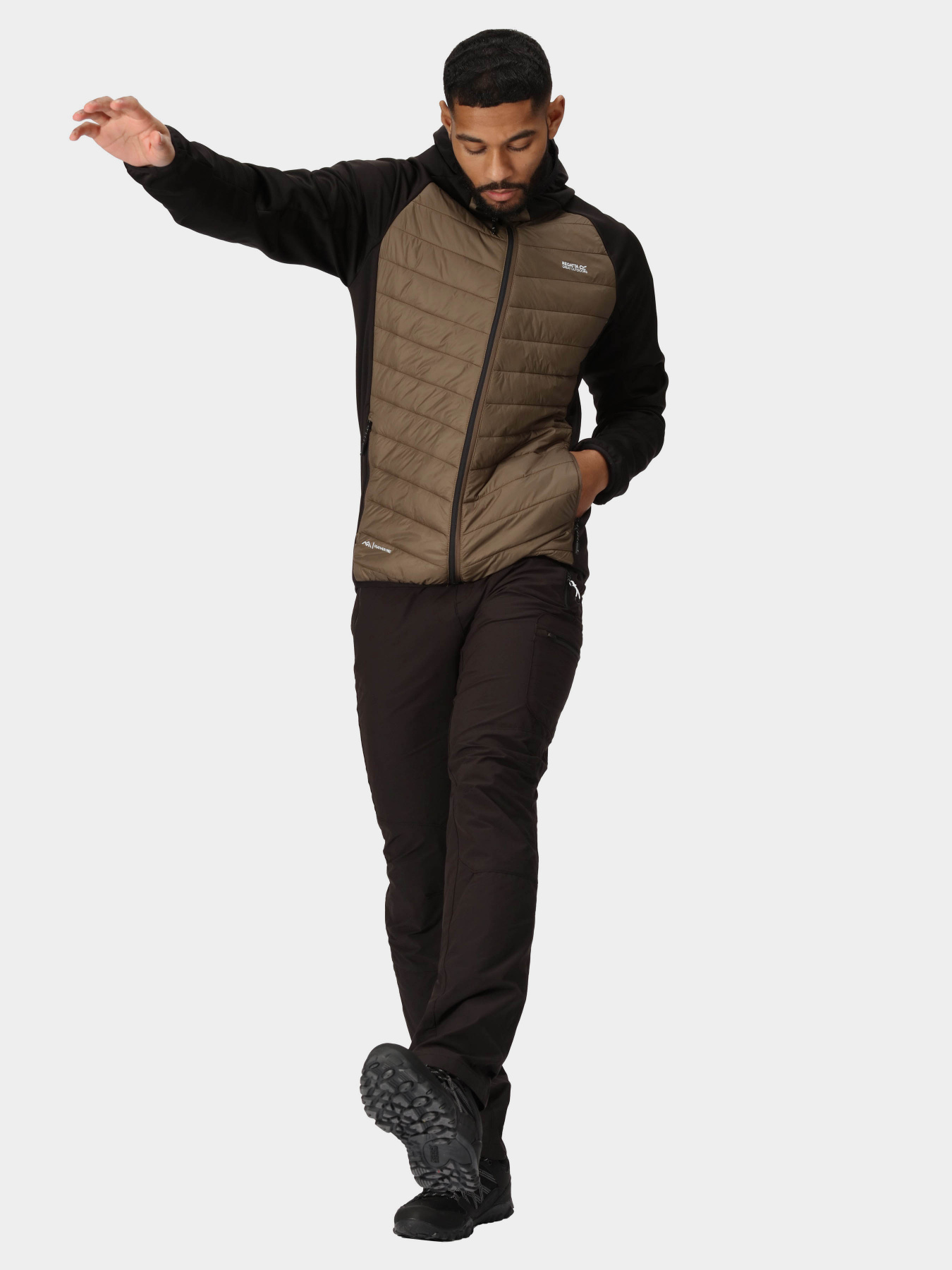 Вітровка Regatta AndresonVIII Hybrd модель RMN228-R78 Хакі, чорний Фото