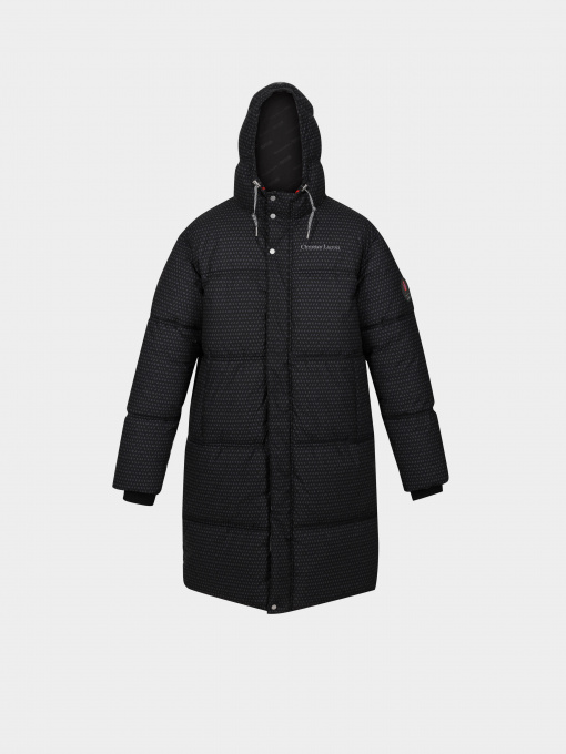 Зимова куртка Regatta модель RMN230-YFV Чорний, сірий Фото