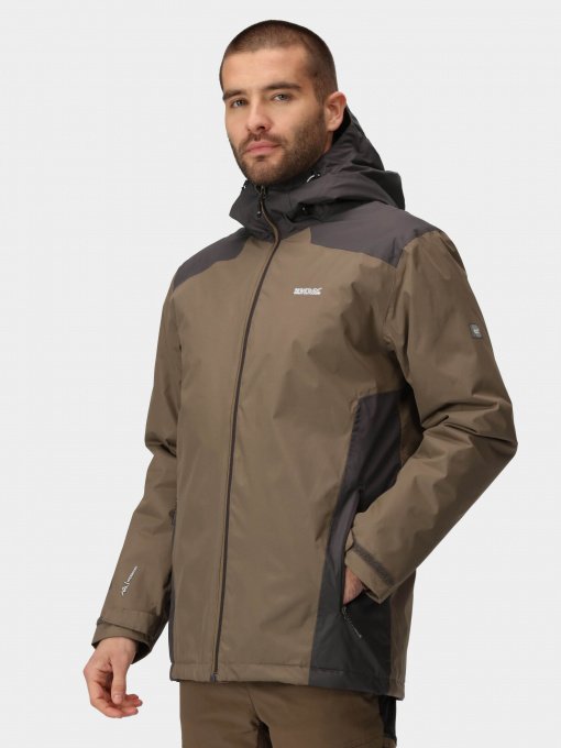 Демісезонна куртка Regatta Thornridge II модель RMP281-IAK Хакі, чорний Фото