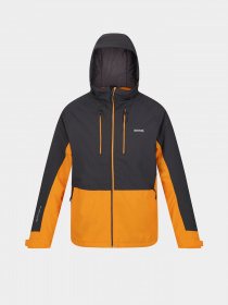 Демісезонна куртка Regatta модель RMP344-XUP Чорний, жовтий Фото