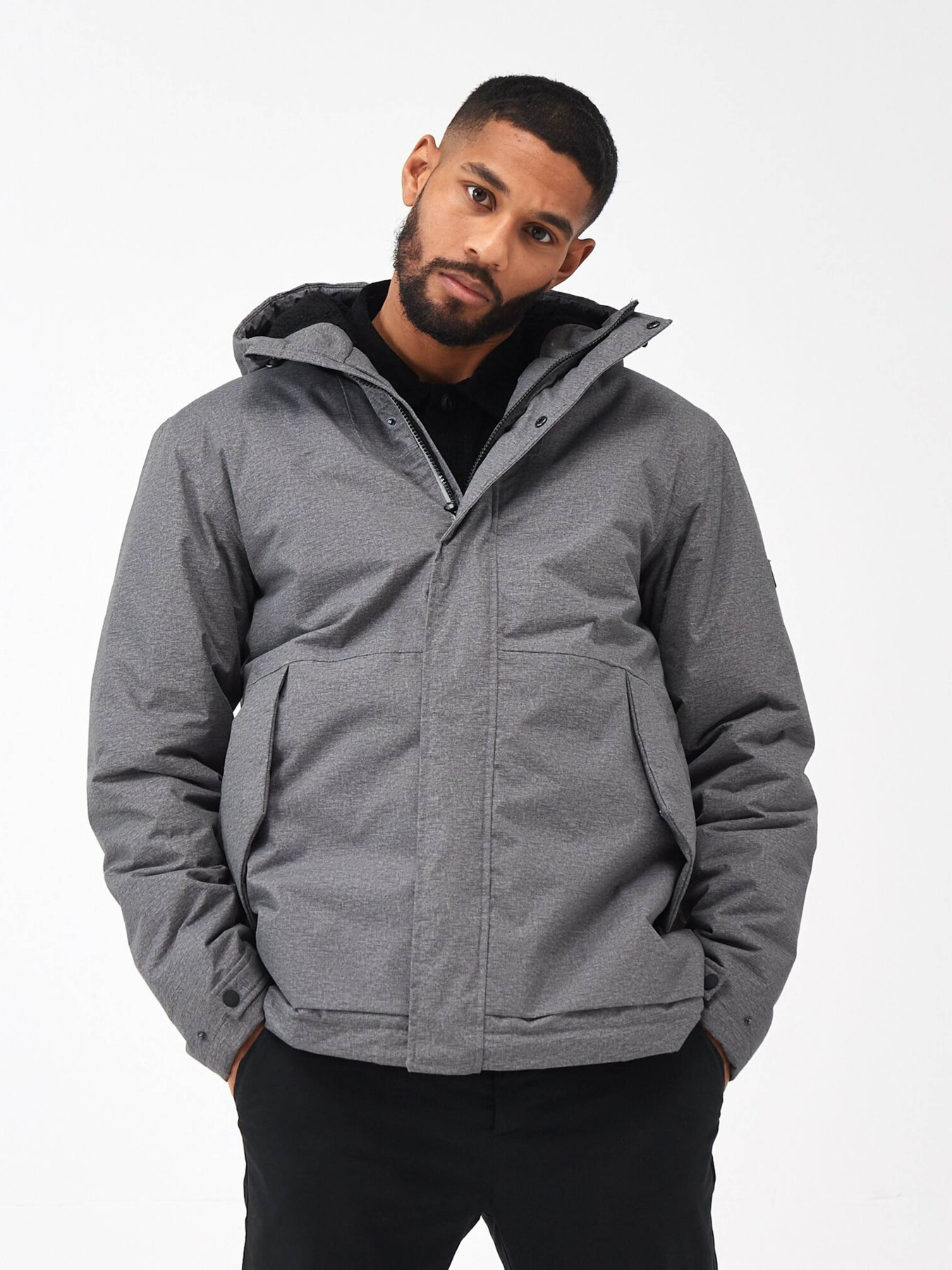 Демісезонна куртка Regatta модель RMP351-G7H Сірий, чорний Фото