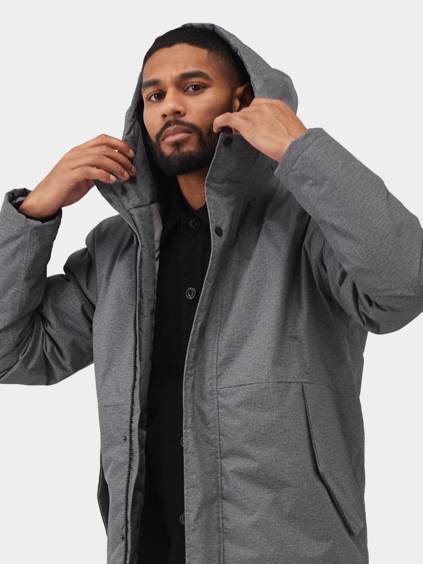 Демісезонна куртка Regatta модель RMP351-G7H Сірий, чорний Фото