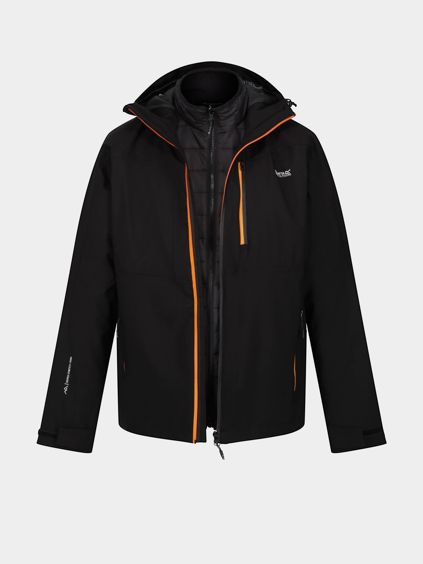 Демісезонна куртка Regatta Wentwood VIII модель RMP359-HZT Чорний Фото