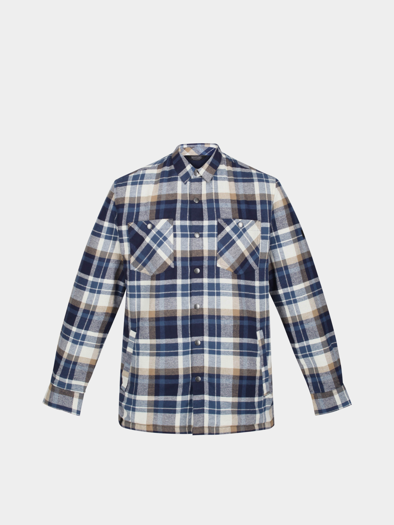 Рубашка Regatta Thamos модель RMS155-E9R Синій, білий Фото