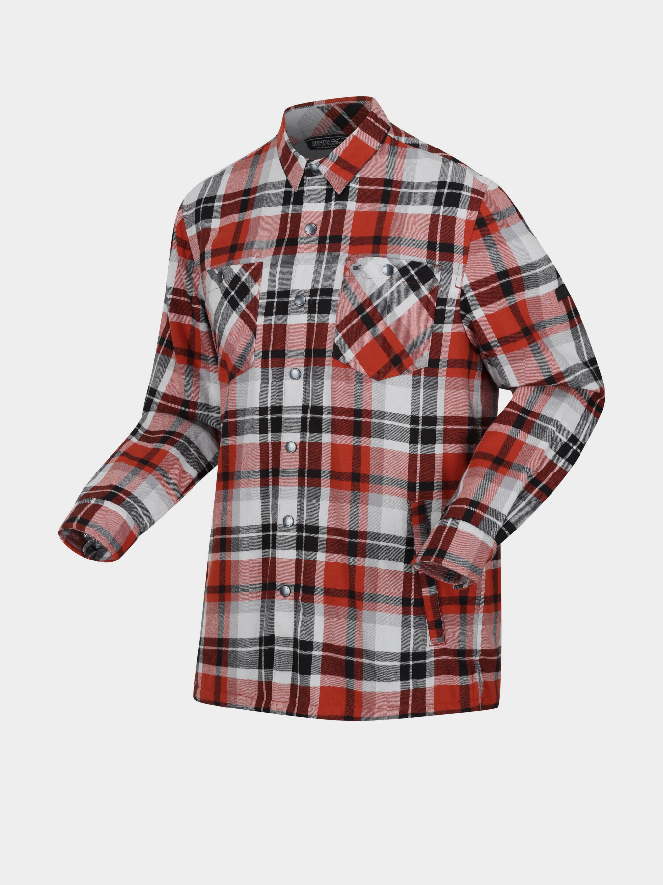 Рубашка Regatta Thamos модель RMS155-TFP Червоний, білий Фото