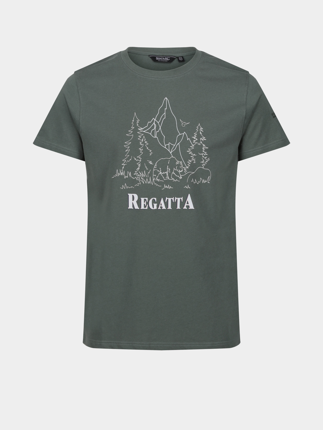 Футболка Regatta Cline VII модель RMT263-U7Y Хакі Фото