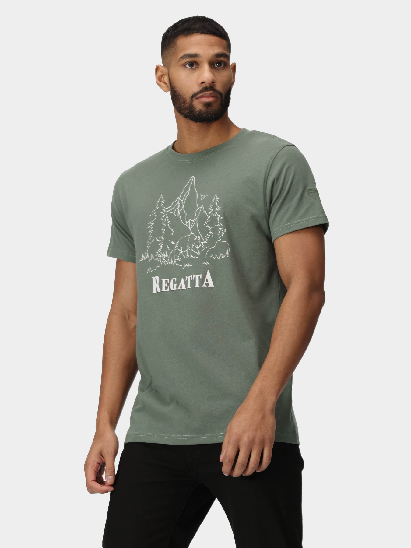 Футболка Regatta Cline VII модель RMT263-U7Y Хакі Фото